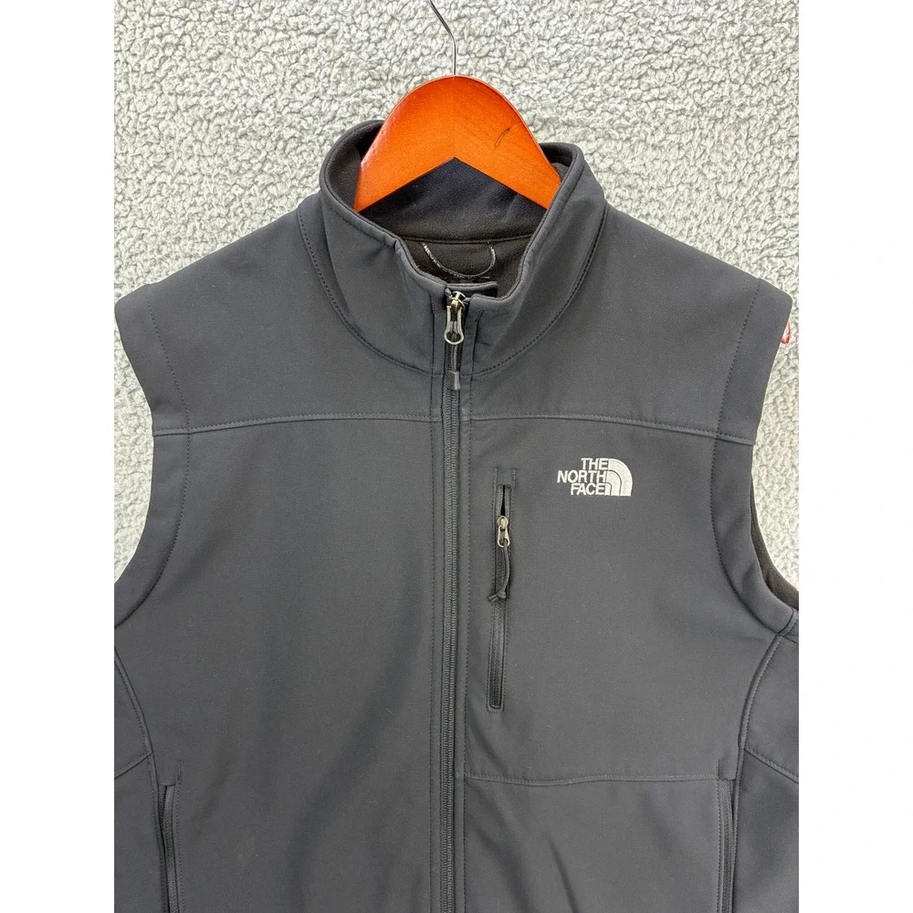 The North Face Apex Bionic Softshell Vest Mens L Black Fleece Lined Outdoor
